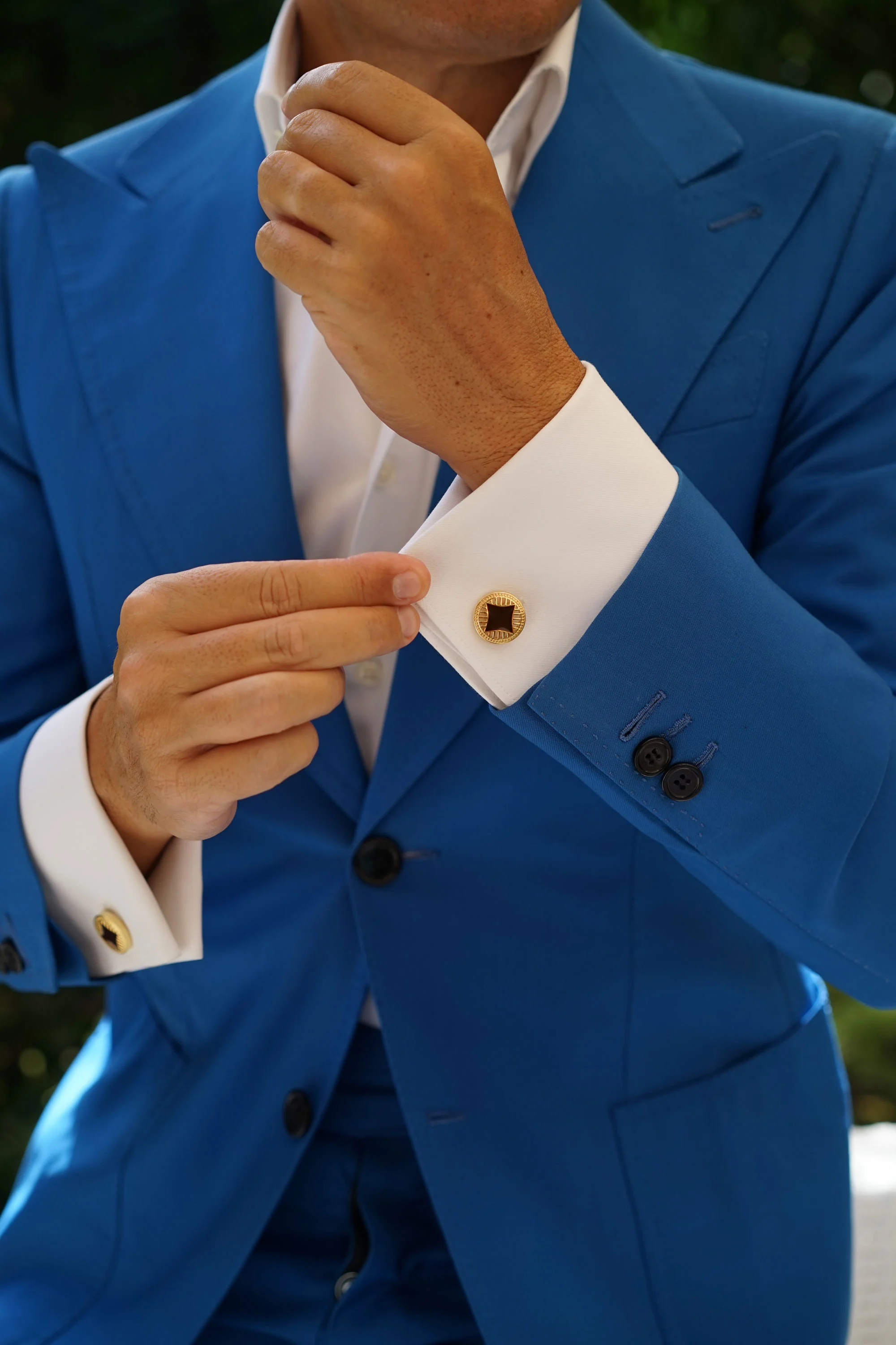 Turkish Gold Medallion Cufflinks - Image 6
