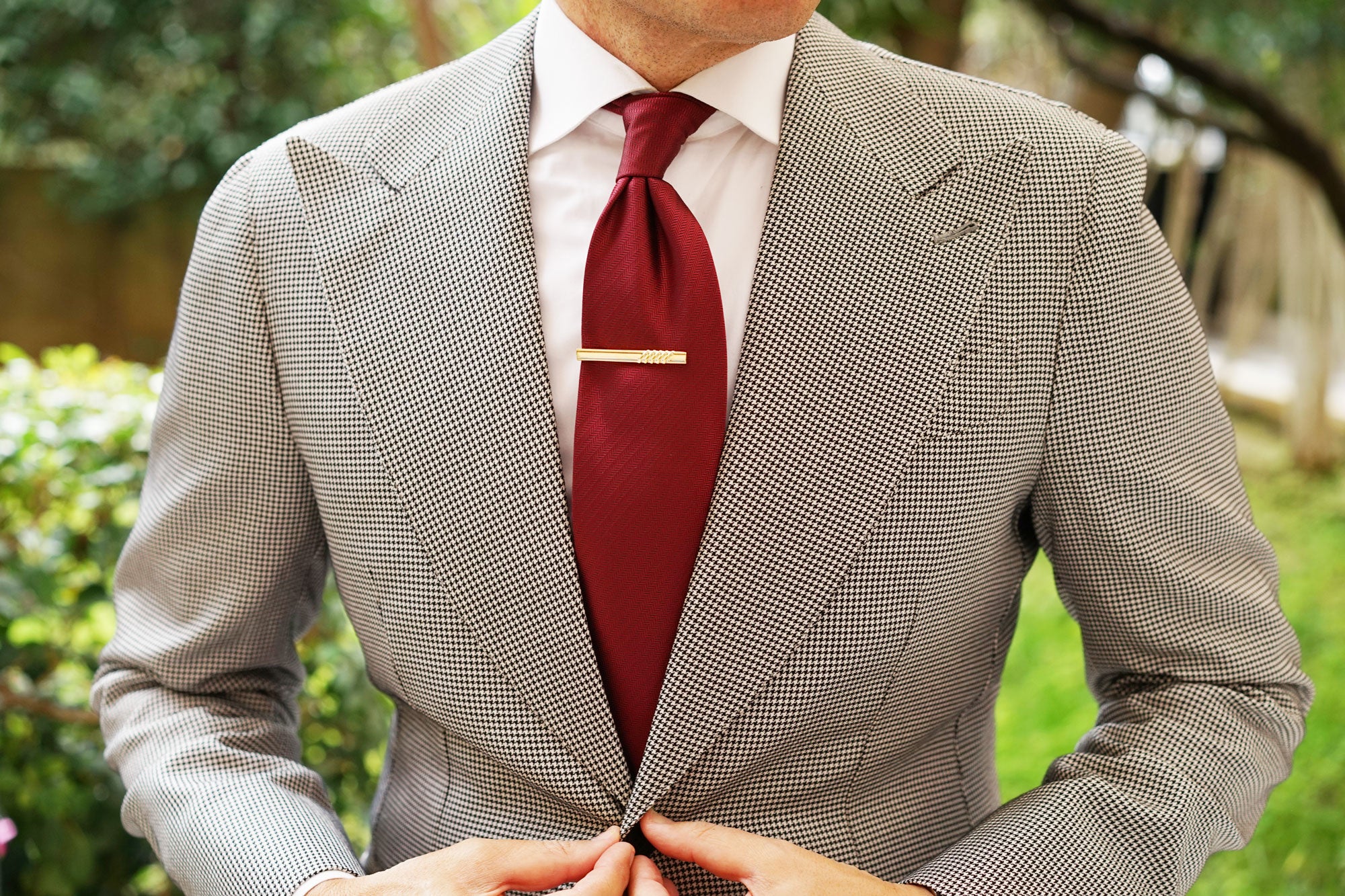 Wiseman Gold Tie Bar - Image 7